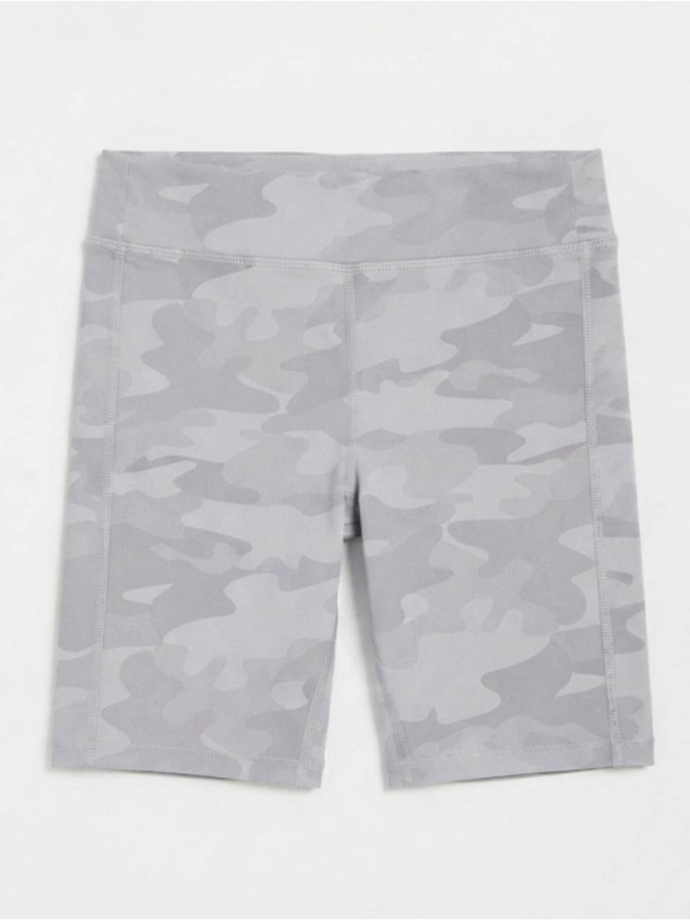 LOLE 7/8 M Girls Grey Camo Performance Bike Shorts